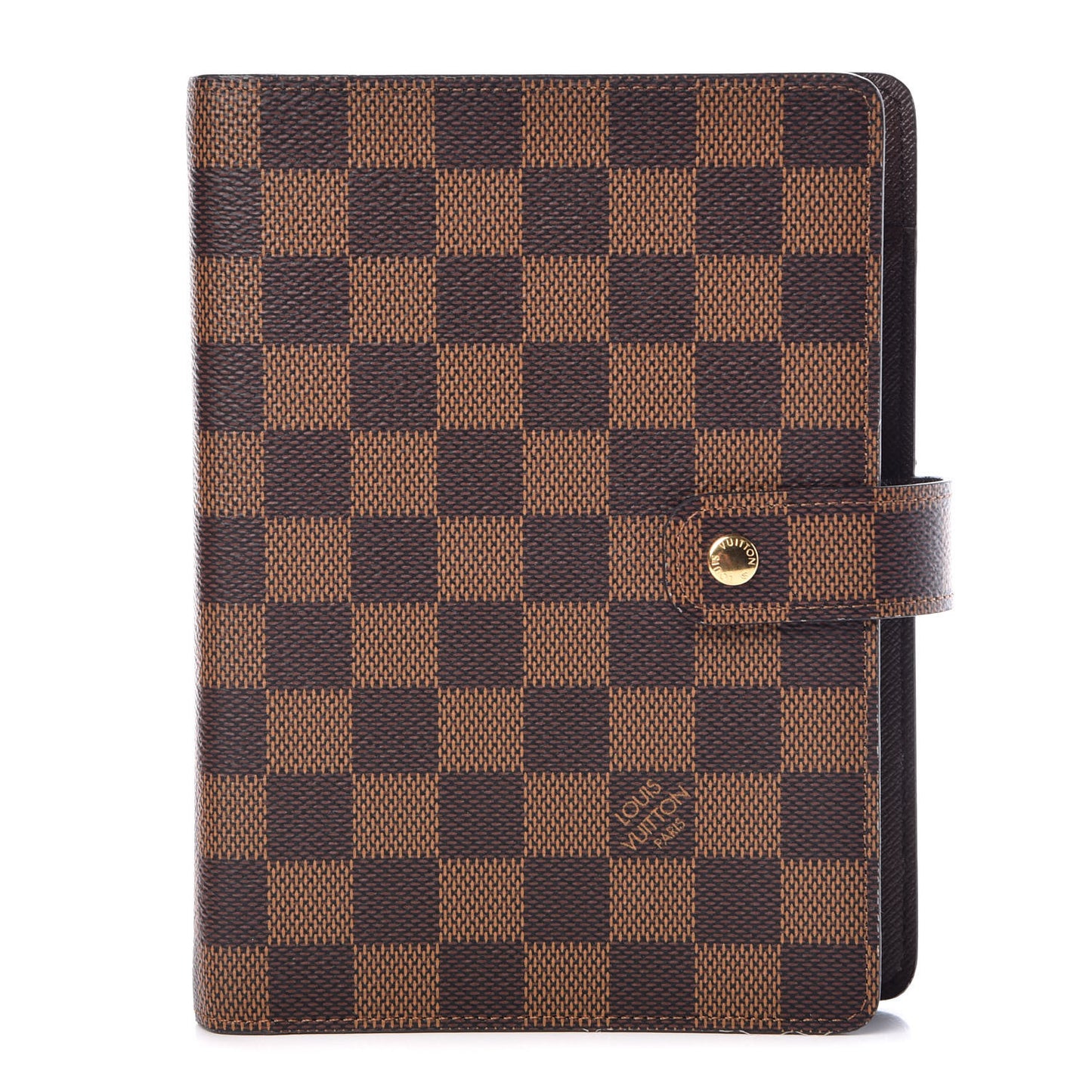 Damier Ebene Medium Ring Agenda Cover