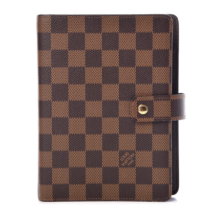 Louis Vuitton Damier Ebene Medium Ring Agenda Cover 1 of 7