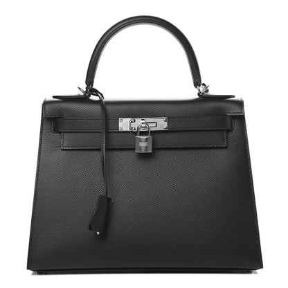Hermes Epsom Kelly Sellier 28 Black 1 of 11