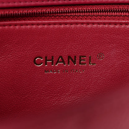 Chanel Caviar Quilted Small CC Filigree Flap Burgundy 6 of 11