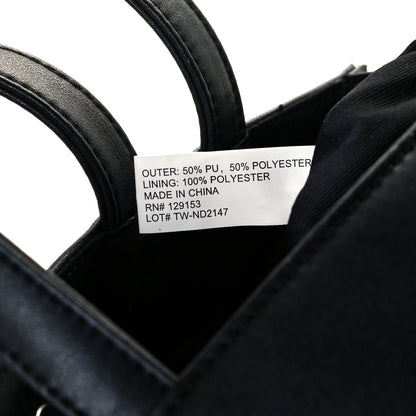 Telfar Vegan Leather Medium Shopping Bag Black 8 of 11