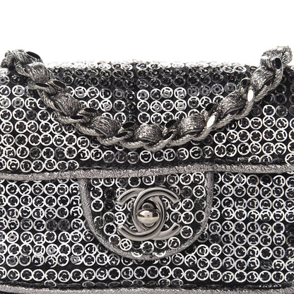 Chanel Sequin Micro Flap Dark Silver 11 of 12