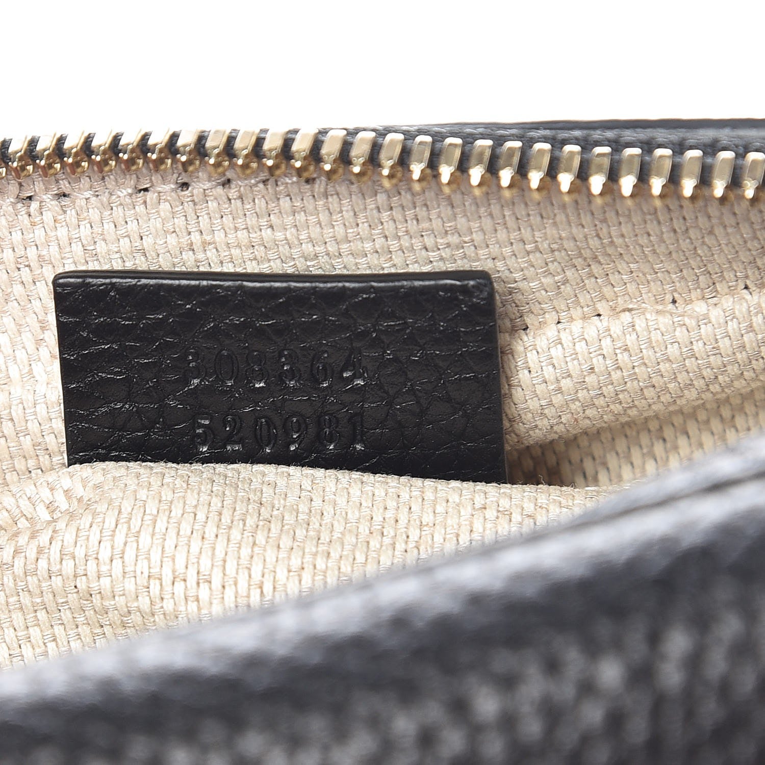 Gucci Pebbled Calfskin Small Soho Disco Bag Black 7 of 7