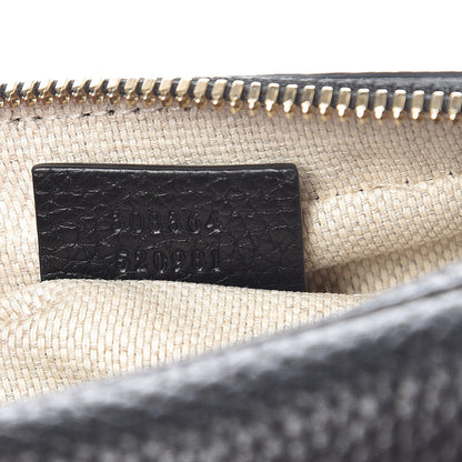 Gucci Pebbled Calfskin Small Soho Disco Bag Black 7 of 7