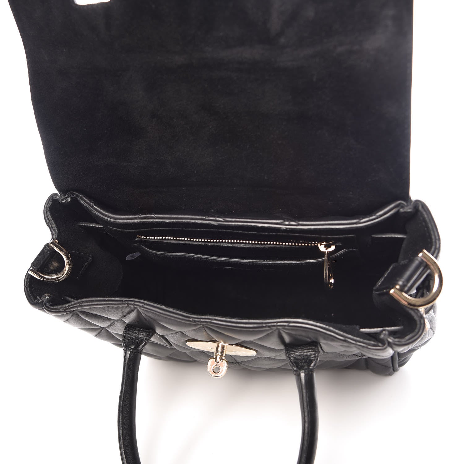 Mulberry Nappa Quilted Mini Cara Delevingne Convertible Bag Black 5 of 14