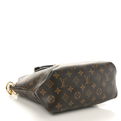 Louis Vuitton Monogram Flower Zipped Tote PM Black 4 of 9