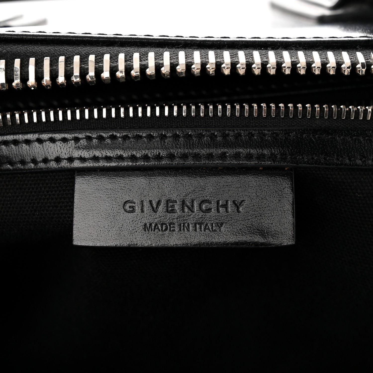 Givenchy Shiny Lord Calfskin Medium Antigona Black 6 of 13