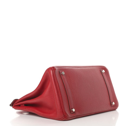 Hermes Togo Birkin 35 Rouge Vif 4 of 11