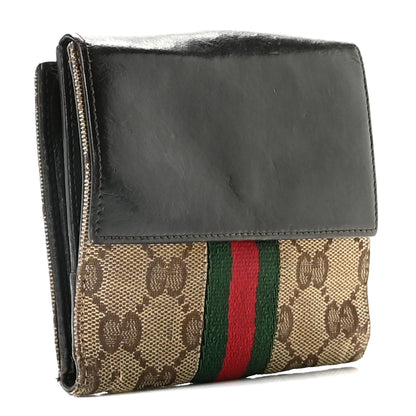 Gucci Monogram Web Jackie French Wallet Brown 3 of 11
