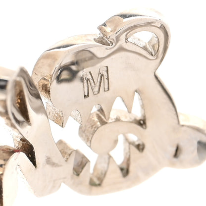 Christian Dior X KENNY SCHARF Logo Ring Palladium 6 of 7