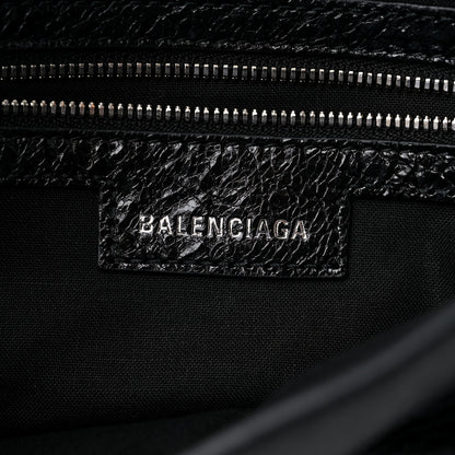 Balenciaga Agneau Arena XS Le Cagole Flap Bag Black 7 of 10
