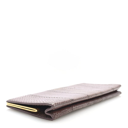 Saint Laurent Lacquer Ayers Midnight Clutch  Rose Brown 4 of 9