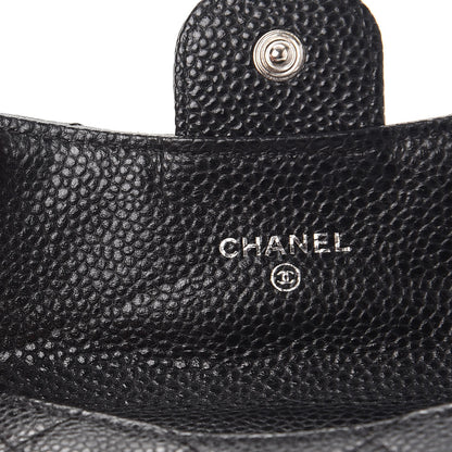 Chanel Caviar Quilted Coin Purse Black 10 of 11