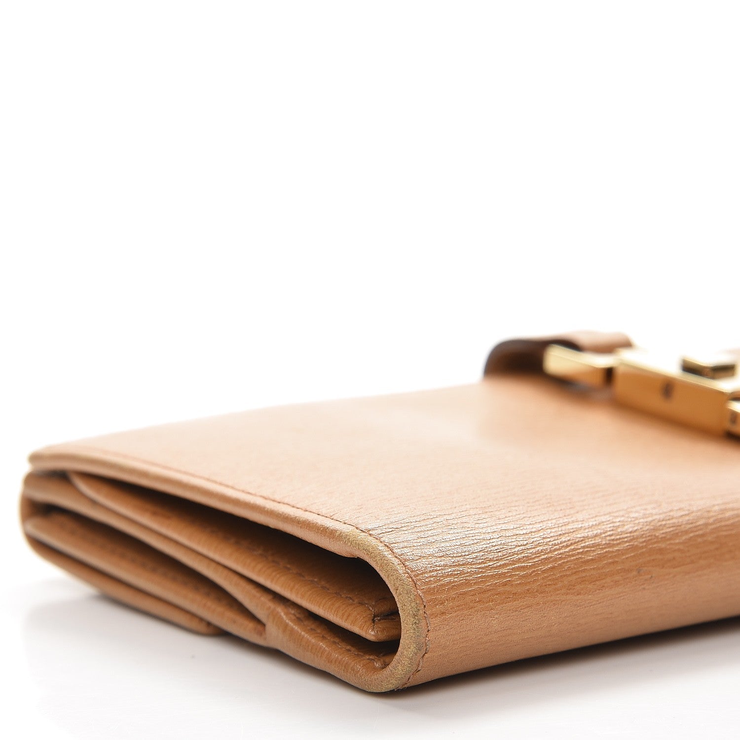 Gucci Calfskin Continental Bardot Wallet Camel 10 of 11