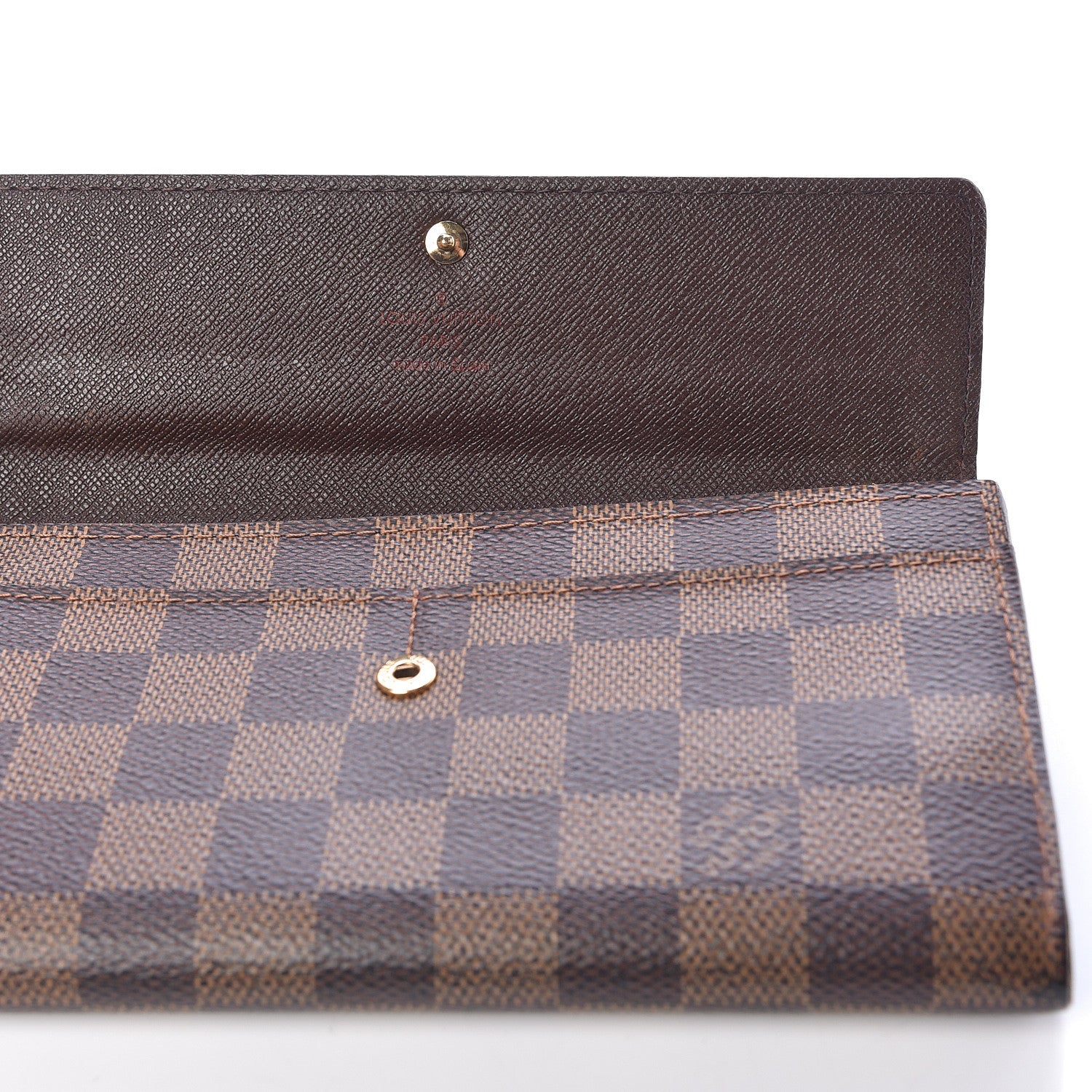 Louis Vuitton Damier Ebene Sarah Wallet 9 of 17