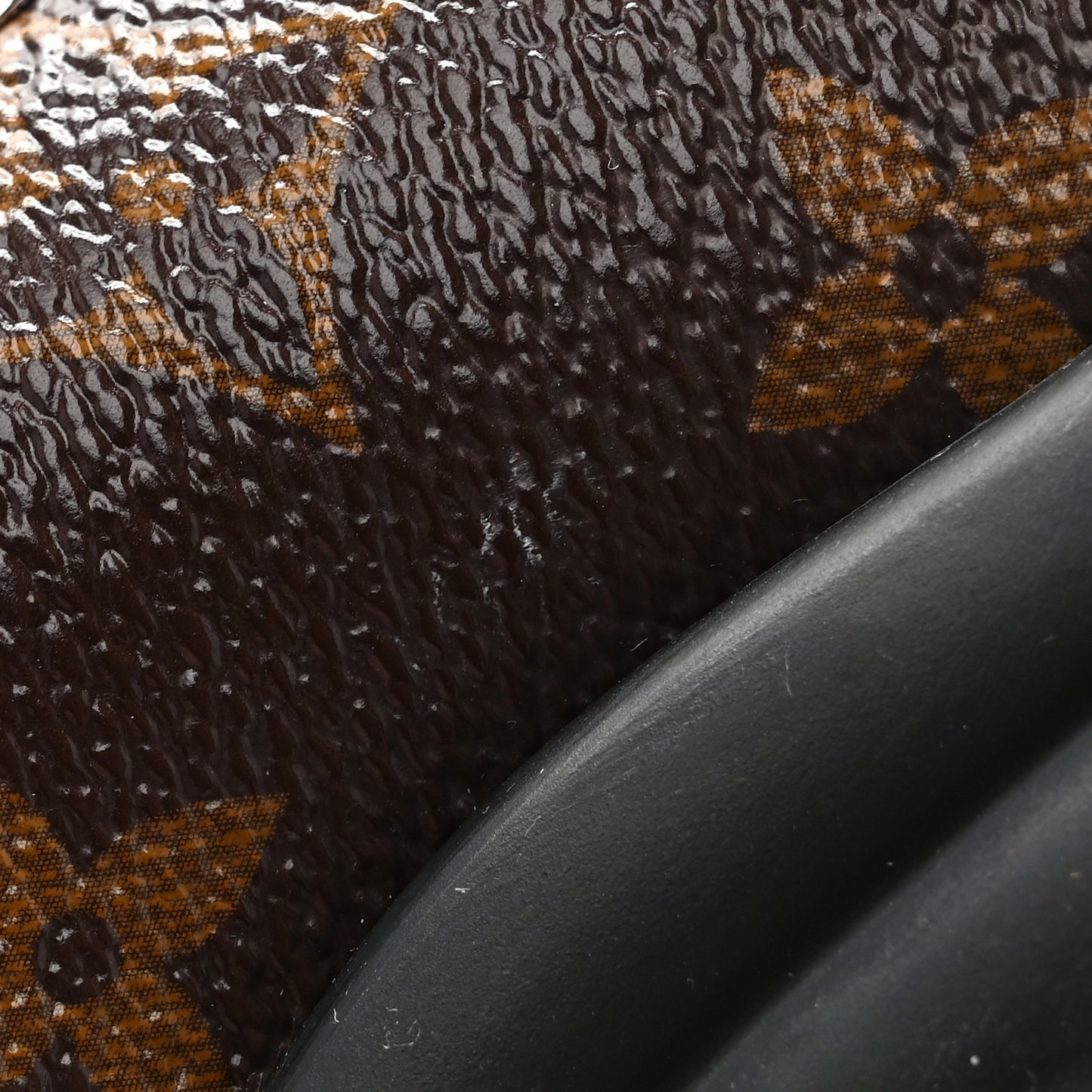 Calfskin Patent Monogram Ruby Flat Ranger Boots 38.5 Black
