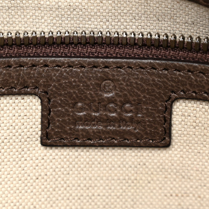 Gucci GG Supreme Monogram Textured Dollar Calfskin Web Large Savoy Duffle Bag Beige Ebony 5 of 10