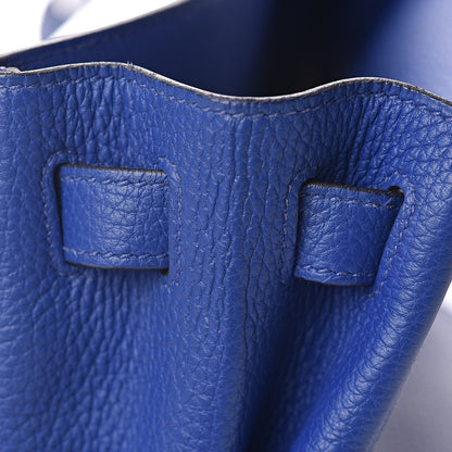 Hermes Togo Kelly Retourne 28 Bleu Electrique 17 of 37