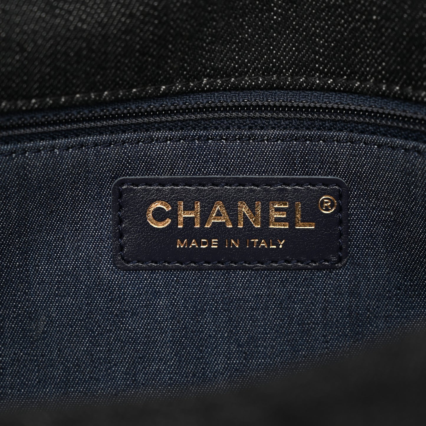 Denim Quilted Medium Funky Town Flap Black