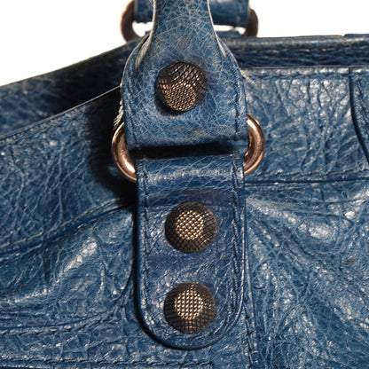 Balenciaga Agneau Giant 12 Rose Gold Hardware Part Time Bleu Cobalt 12 of 15