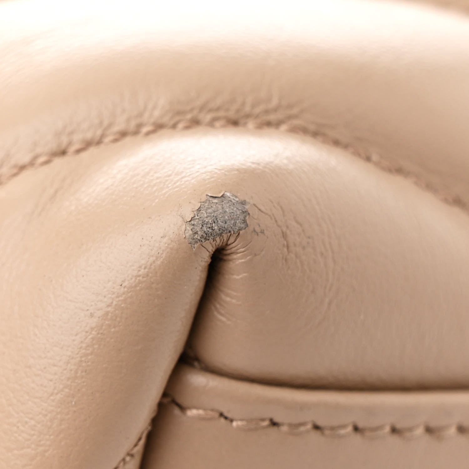 Saint Laurent Calfskin Y Quilted Monogram Medium Loulou Chain Satchel Dark Beige 12 of 12