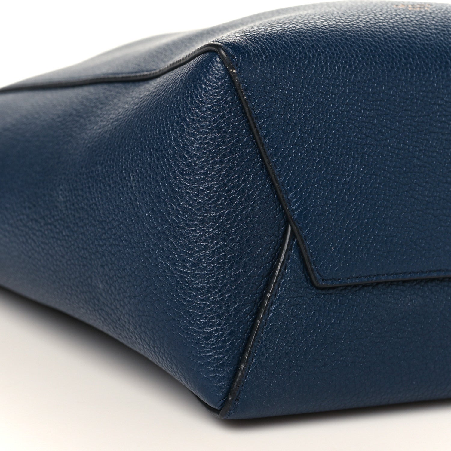 Celine Soft Grained Calfskin Small Sangle Bucket Bag Navy 6 of 8