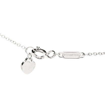 Tiffany Sterling Silver Enamel Return to Tiffany Love Pendant Necklace 4 of 6