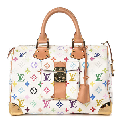 Louis Vuitton Monogram Multicolor Speedy 30 White 1 of 10