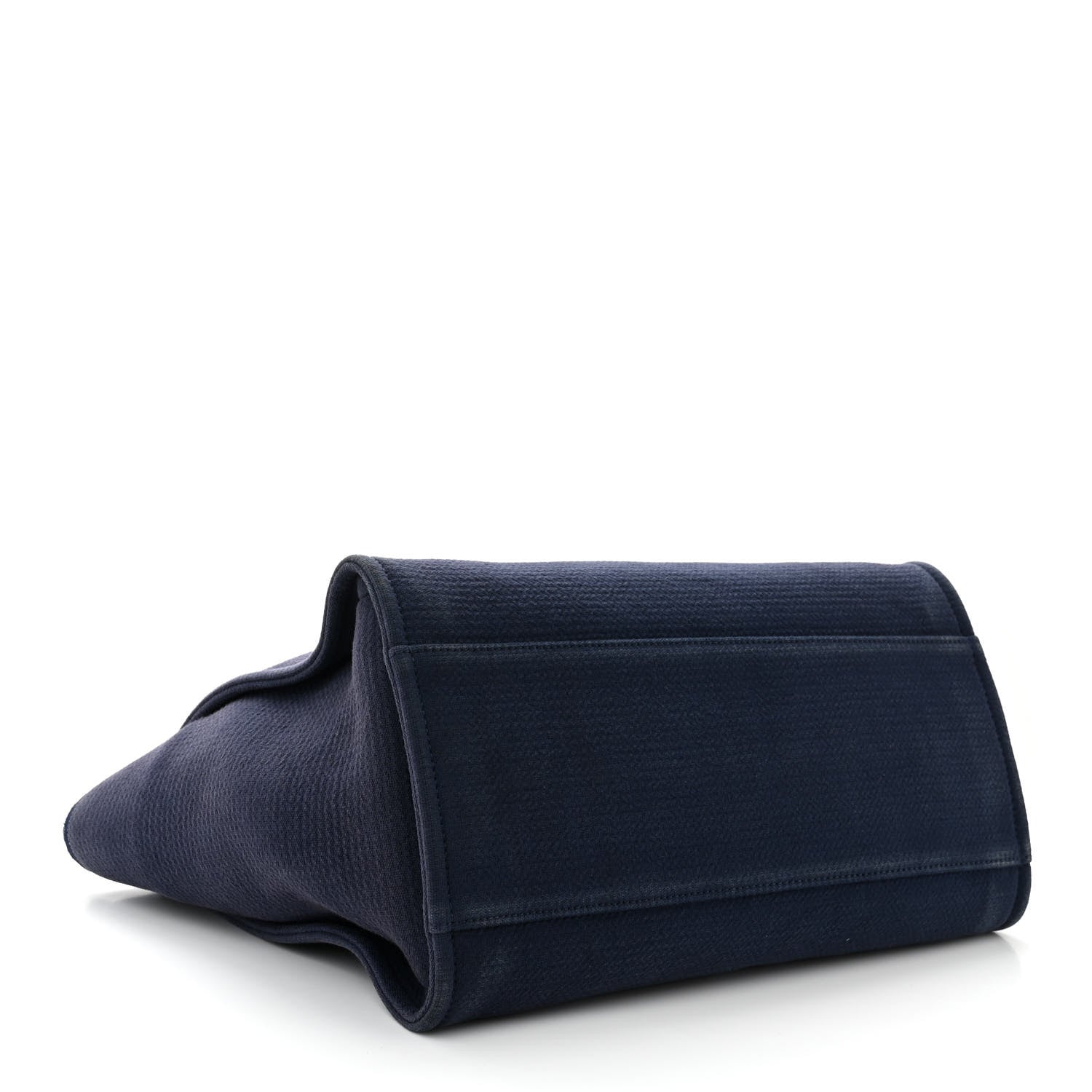 Chanel Mixed Fibers Calfskin Medium Deauville Tote Dark Blue 5 of 16