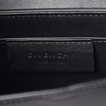 Givenchy Calfskin Cross Embellished Bow Cut Chain Bag Black 8 of 13