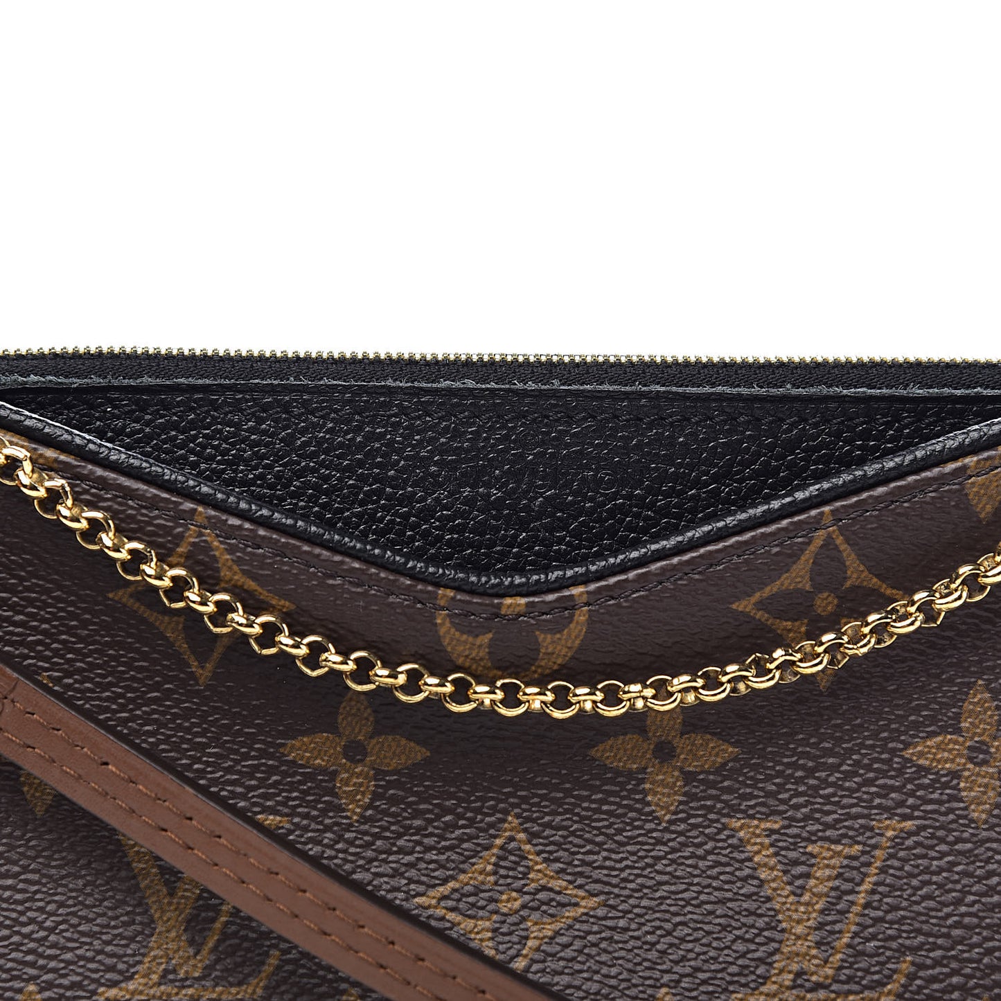 Monogram Pallas Clutch Black