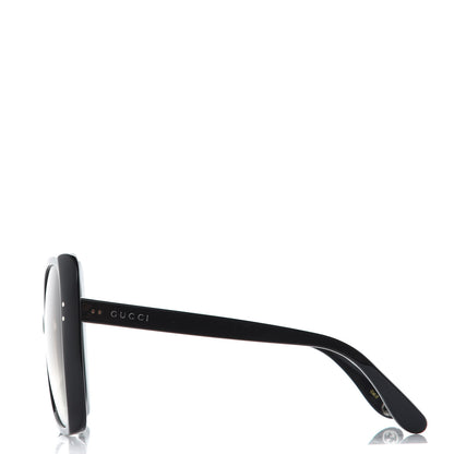 Gucci Acetate Oversize Square Frame GG0471S Sunglasses Black 2 of 7