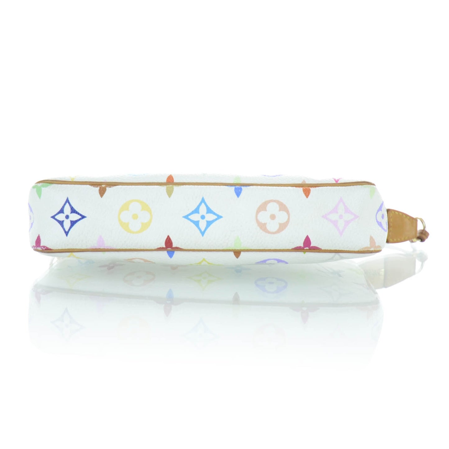 Monogram Multicolor Pochette Accessories White