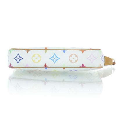 Louis Vuitton Monogram Multicolor Pochette Accessories White 4 of 10