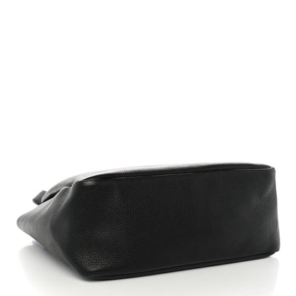 Prada Vitello Daino Soft Medium Dynamique Tote Black 4 of 10