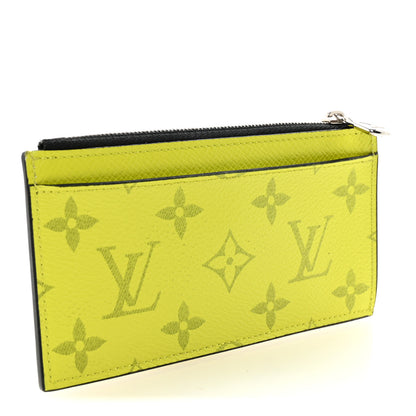 Louis Vuitton Taigarama Coin Card Holder Yellow 3 of 7