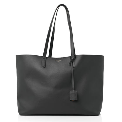 Saint Laurent Calfskin Large Shopping Tote Fog 2 of 15