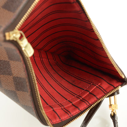 Louis Vuitton Damier Ebene Neverfull MM GM Pochette 9 of 9