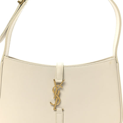 Saint Laurent Smooth Calfskin Le 5 A 7 Hobo Crema Soft 8 of 10