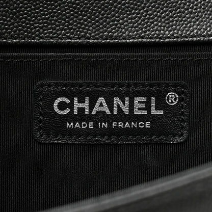 Chanel Caviar Quilted Medium Boy Flap So Black 6 of 13