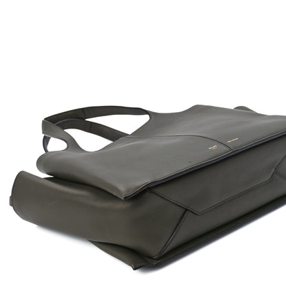Celine Supple Natural Calfskin Medium Tri-Fold Bag Stone 11 of 13