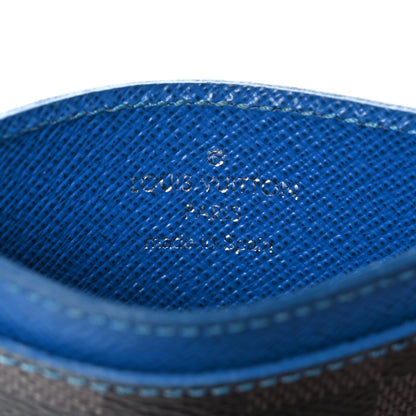 Louis Vuitton Damier Graphite Card Holder Blue 6 of 7