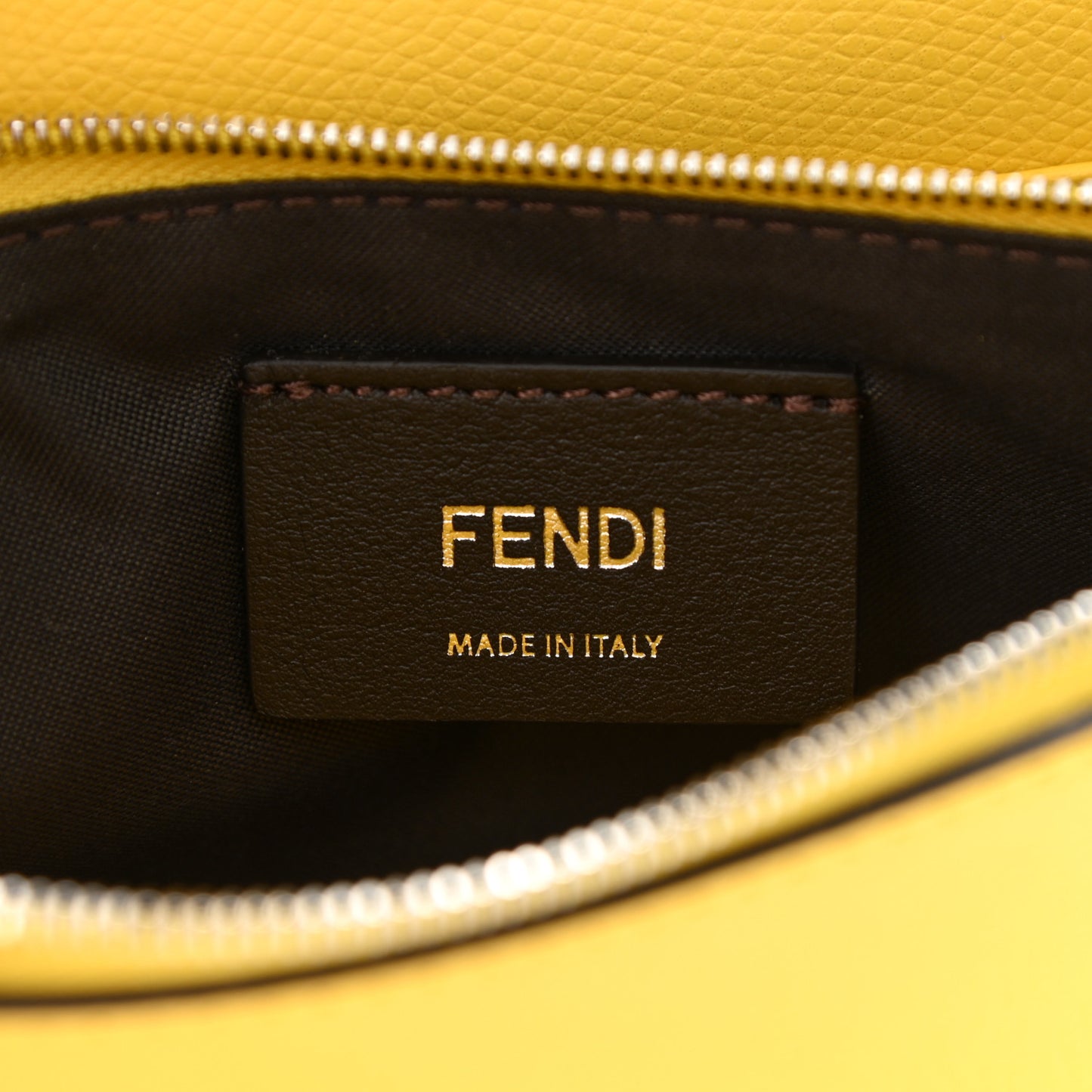 Vitello Cruise F is Fendi Bi-Color FF 1974 Embossed Medium Envelope Wallet On Chain Maya Black Sunflower