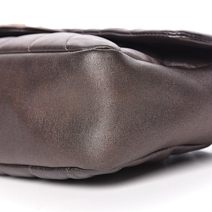 Chanel Metallic Calfskin Degrade East West Flap Bronze 10 of 10