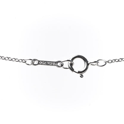 Tiffany 18K White Gold Diamond Paloma Picasso Love and Kisses Pendant Necklace 5 of 5