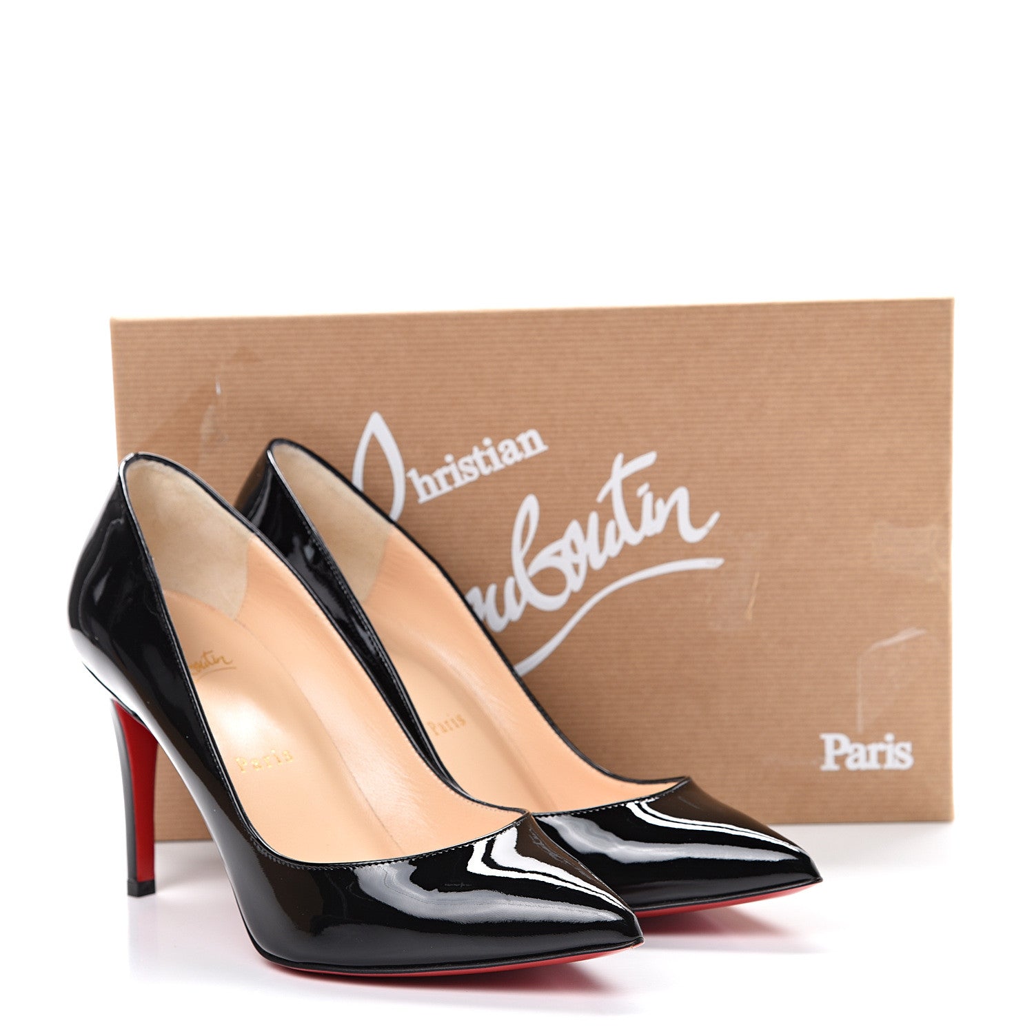 Christian Louboutin Patent Pigalle 85 Pumps 38 Black 10 of 10