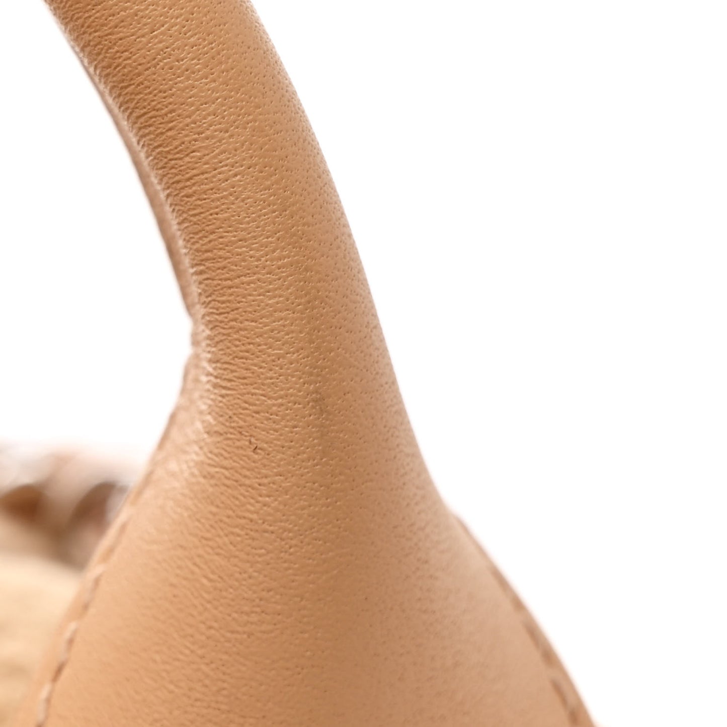 Canvas Deauville Bowling Bag Beige