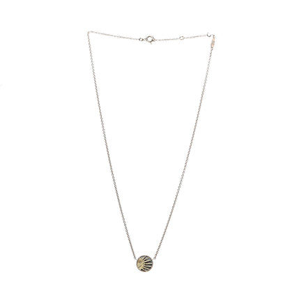 Christian Dior 18K Yellow White Gold Black Onyx Mother of Pearl Diamond Rose Celeste Pendant Necklace 3 of 9