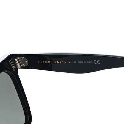 Celine Acetate Polarized Oversized Sunglasses CL4055FN Black 5 of 6