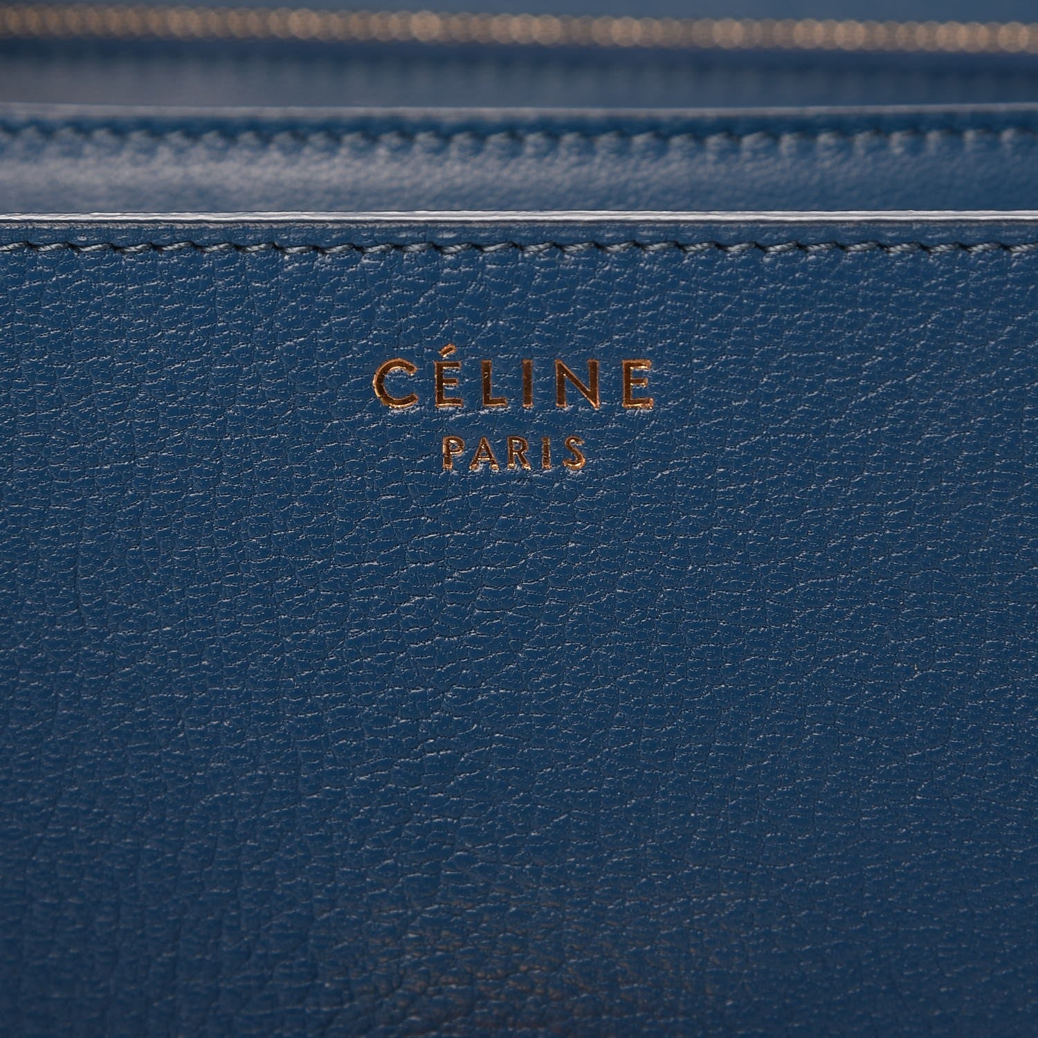 Celine Goatskin Medium Classic Box Flap Bag Deepsea 6 of 11